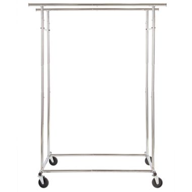 Simply Essential&trade; Commercial Grade Dual Bar Adjustable Garment Rack. View a larger version of this product image.