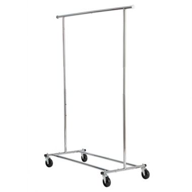 Simply Essential&trade; Commercial Grade Single Bar Adjustable Garment Rack. View a larger version of this product image.
