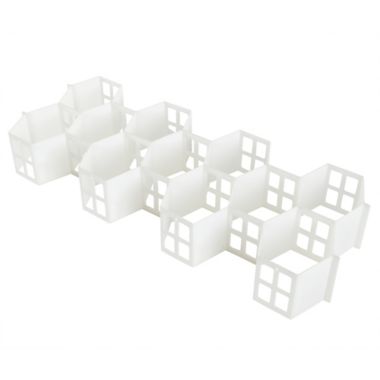Simply Essential&trade; Honeycomb Drawer Organizer in White. View a larger version of this product image.
