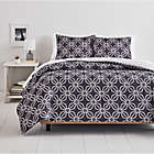 Alternate image 0 for Simply Essential&trade; Dotted Medallion 2-Piece Twin/Twin XL Duvet Cover Set in Grey