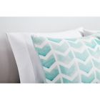 Alternate image 2 for Simply Essential&trade; Watercolor Chevron 3-Piece King Duvet Cover Set in Blue