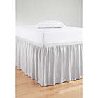 Alternate image 1 for Simply Essential&trade; Full/Full XL Ruffled Bed Skirt in Grey