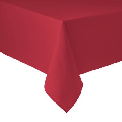 Simply Essential&trade; Essentials Solid Color 60-Inch x 84-Inch Oblong Tablecloth in Red