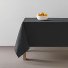 Alternate image 1 for Simply Essential&trade; Essentials 60-Inch x 102-Inch Oblong Tablecloth in Black