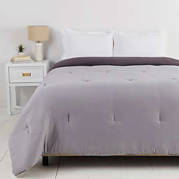 Simply Essential™ Solid Full/Queen Comforter in Grey