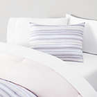 Alternate image 2 for Simply Essential&trade; Broken Stripe 2-Piece Twin/Twin XL Comforter Set in Pink/Grey