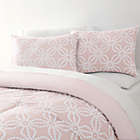 Alternate image 0 for Simply Essential&trade; Dotted Medallion 3-Piece Full/Queen Duvet Cover Set in Rosewater