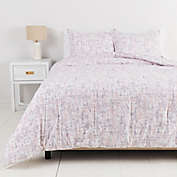 Simply Essential&trade; Garment Washed 2-Piece Twin/XL Comforter Set in Painted Dots Pink