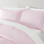 Alternate image 2 for Simply Essential&trade; Garment Washed Solid 3-Piece King Comforter Set in Rosewater
