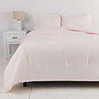 Alternate image 0 for Simply Essential&trade; Garment Washed Solid 3-Piece King Comforter Set in Rosewater