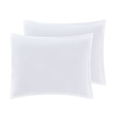Simply EssentialTM Garment Washed 3-Piece Full/Queen Duvet Set in White. View a larger version of this product image.