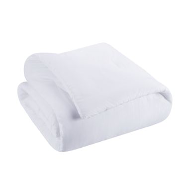 Simply EssentialTM Garment Washed 3-Piece Full/Queen Duvet Set in White. View a larger version of this product image.