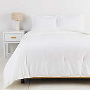 Simply Essential&trade; Garment Washed Solid 2-Piece Twin/Twin XL Comforter Set in White