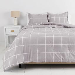 Simply EssentialTM Garment Washed Duvet Set