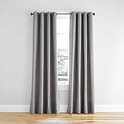 Simply Essential™ Woven Honeycomb Grommet Light Filtering Window Curtain Panel (Single)
