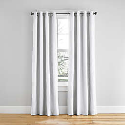 Simply Essential™ Hawthorne 95-Inch Grommet Window Curtain Panel in White (Single)