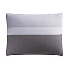 Alternate image 2 for Simply Essential&trade; Colorblock 2-Piece Reversible Twin/Twin XL Comforter Set in Grey