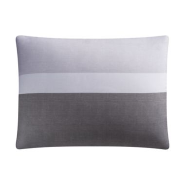 Simply Essential&trade; Colorblock 2-Piece Reversible Twin/Twin XL Comforter Set in Grey. View a larger version of this product image.