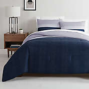 Simply Essential&trade; Colorblock 3-Piece Reversible King Comforter Set in Blue