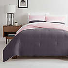Alternate image 0 for Simply Essential&trade; Colorblock 2-Piece Reversible Twin/Twin XL Comforter Set in Blush