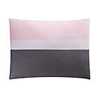 Alternate image 2 for Simply Essential&trade; Colorblock 2-Piece Reversible Twin/Twin XL Comforter Set in Blush