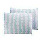 Alternate image 2 for Simply Essential&trade; Dotted Stripe 3-Piece Full/Queen Duvet Cover Set in Mint