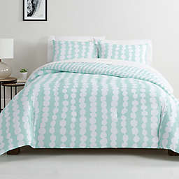 Simply Essential™ Dotted Stripe 2-Piece Twin/Twin XL Duvet Cover Set