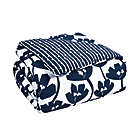 Alternate image 3 for Simply Essential&trade; Floral 3-Piece Reversible Full/Queen Comforter Set in Mood Indigo