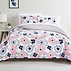 Alternate image 0 for Simply Essential&trade; Abstract Blooms 3-Piece King Comforter Set in Pink
