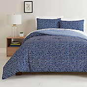 Simply Essential&trade; Dashed Stripe 3-Piece Reversible Comforter Set