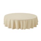 Alternate image 0 for Simply Essential&trade; Solid Windowpane 70-Inch Round Tablecloth in Sand