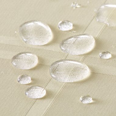 Simply Essential&trade; Solid Windowpane 52-Inch Square Tablecloth in Sand. View a larger version of this product image.