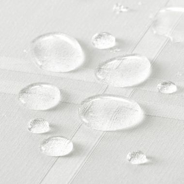 Simply Essential&trade; Solid Windowpane 52-Inch Square Tablecloth in White. View a larger version of this product image.