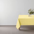 Alternate image 1 for Simply Essential&trade; Solid Windowpane 60-Inch x 102-Inch Oblong Tablecloth in Yellow