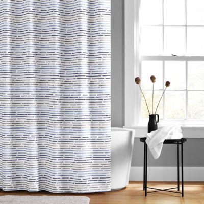 Simply Essential&trade; 72-Inch x 96-Inch Broken Lines Shower Curtain
