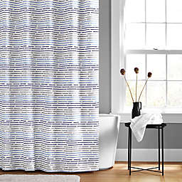 Simply Essential™ 72-Inch x 96-Inch Broken Lines Shower Curtain