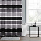 Alternate image 0 for Simply Essential&trade; 72-Inch x 72-Inch Colorblock Shower Curtain in Grey Multi