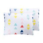 Alternate image 3 for Simply Essential&trade; Triangle Print 3-Piece Full/Queen Comforter Set