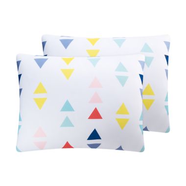 Simply Essential&trade; Triangle Print 3-Piece Full/Queen Comforter Set. View a larger version of this product image.