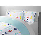 Alternate image 2 for Simply Essential&trade; Triangle Print 3-Piece Full/Queen Comforter Set