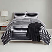 Simply Essential&trade; Engineered Stripe 8-Piece Comforter Set
