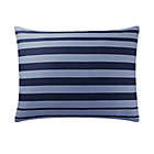 Alternate image 3 for Simply Essential&trade; Engineered Stripe 6-Piece Twin/Twin XL Comforter Set Set in Navy