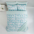 Alternate image 1 for Simply Essential&trade; Zinna Floral 6-Piece Twin/Twin XL Comforter Set in Blue