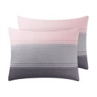 Alternate image 4 for Simply Essential&trade; Stitched Stripe 8-Piece Full Comforter Set in Blush