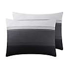 Alternate image 4 for Simply Essential&trade; Stitched Stripe 8-Piece King Comforter Set in Black