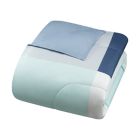 Alternate image 7 for Simply Essential&trade; Checkerboard 8-Piece King Comforter Set in Cool