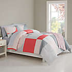 Alternate image 1 for Simply Essential&trade; Checkerboard 8-Piece Queen Comforter Set in Warm