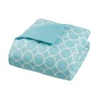 Alternate image 4 for Simply Essential&trade; Circles 8-Piece King Comforter Set in Brittany Blue