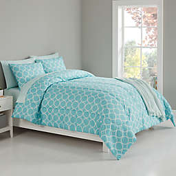 Simply Essential™ Circles 6-Piece Twin/Twin XL Comforter Set in Brittany Blue