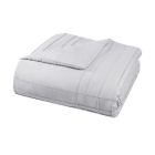Alternate image 4 for Simply Essential&trade; Pintucks 5-Piece Queen Comforter Set in Microchip